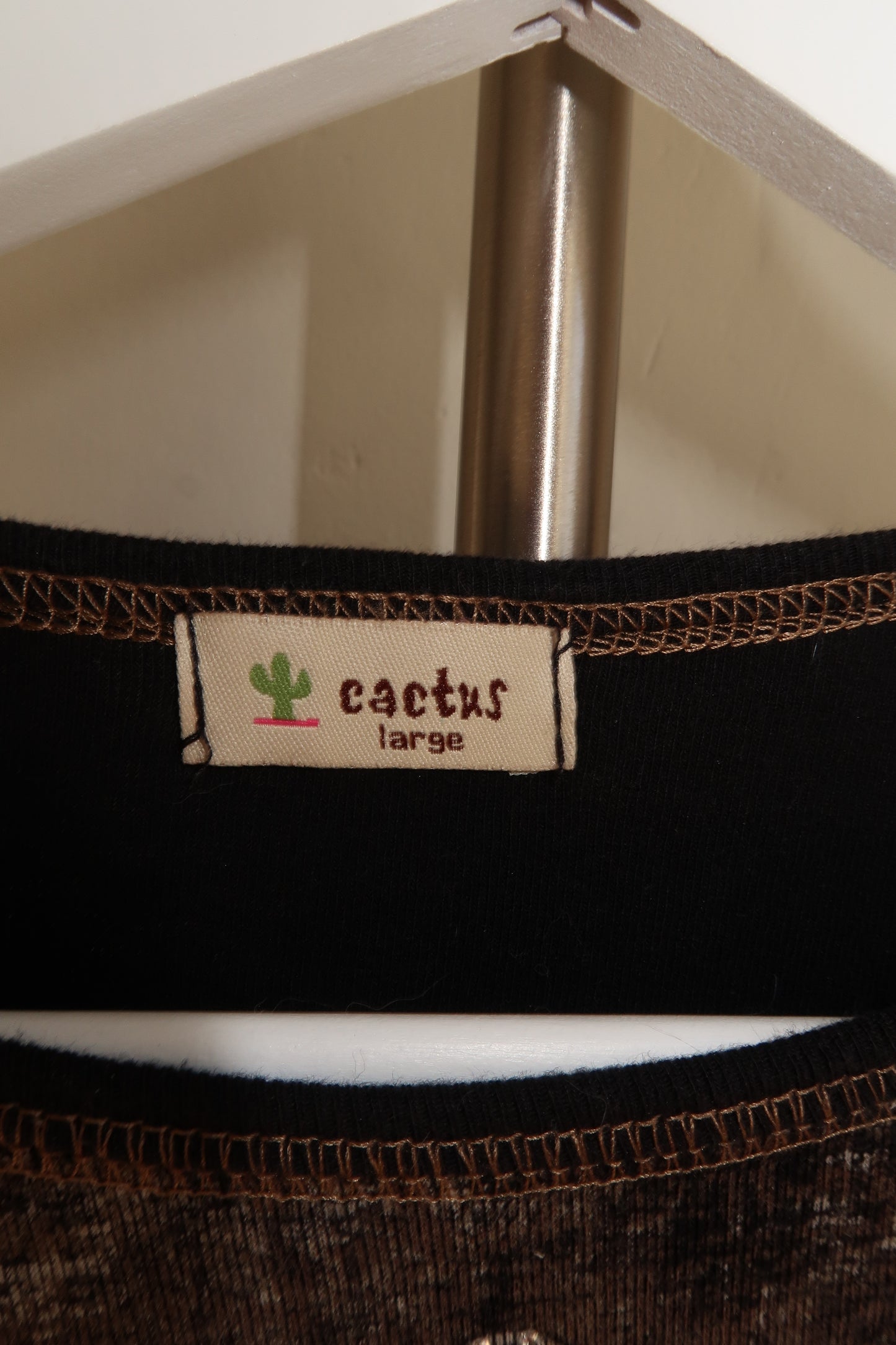 Cactus Mixed Chocolate Print Top