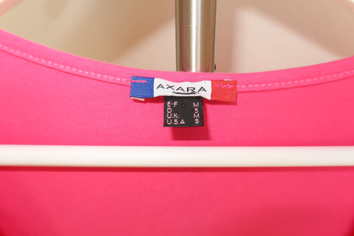 Axara Paris Y2K Pink Wrap Top