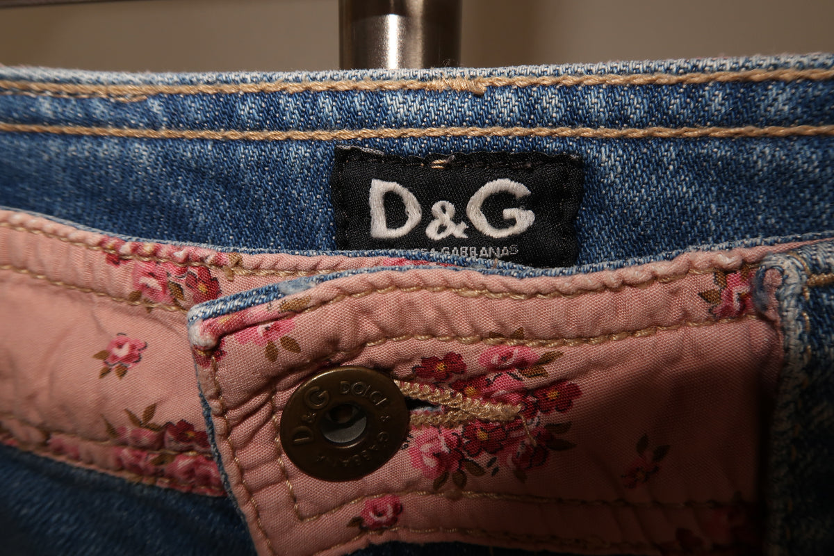 Dolce & Gabbana 00s Denim Skirt
