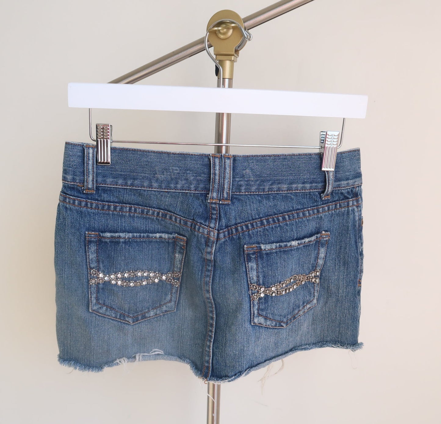 Vintage Abercrombie & Fitch Bejeweled Mini Skirt
