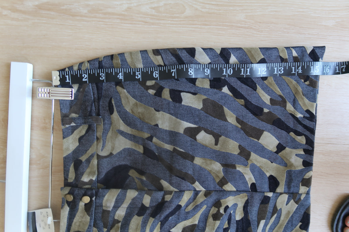 Deadstock Express Mixed Camo Skirt