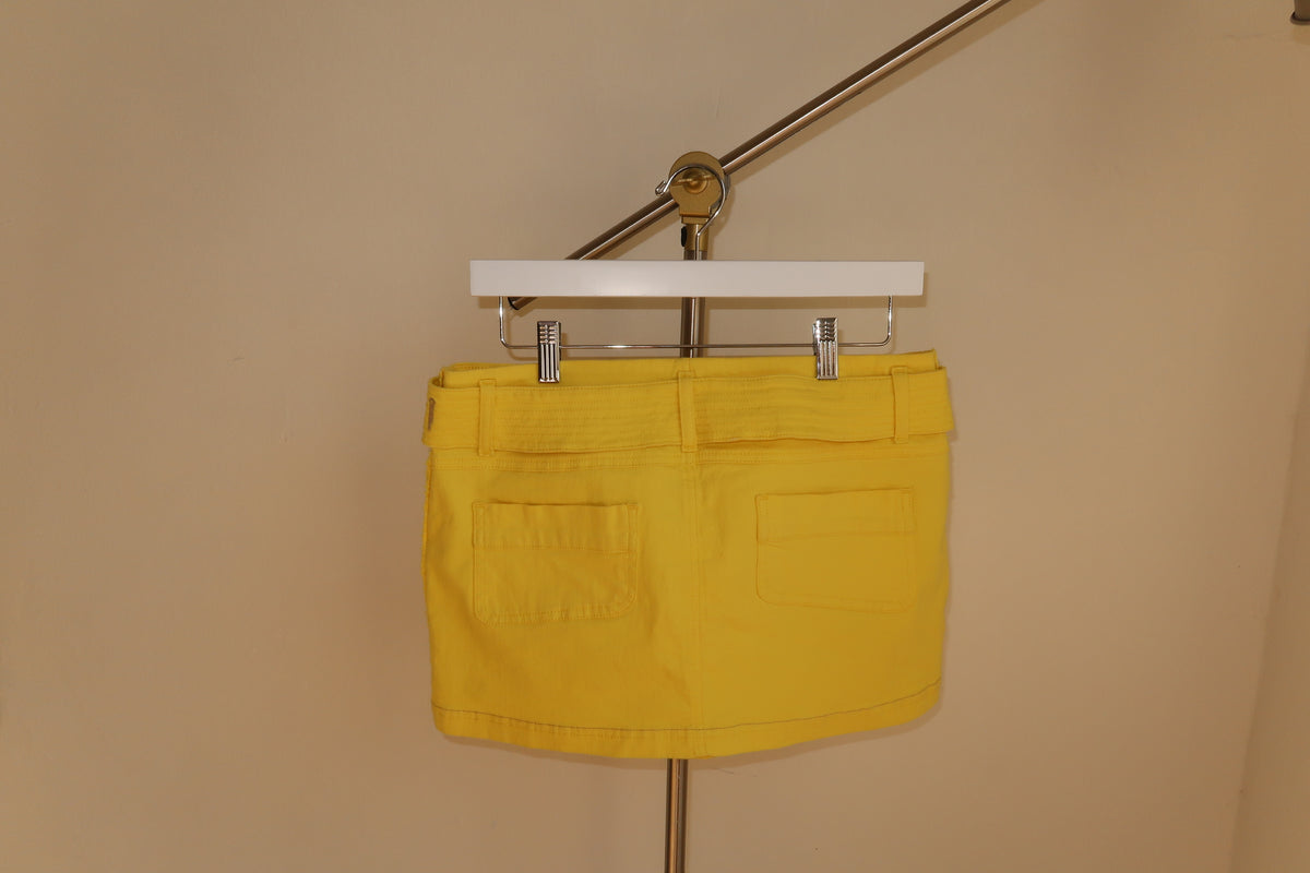 Diesel Mini Skirt in Yellow