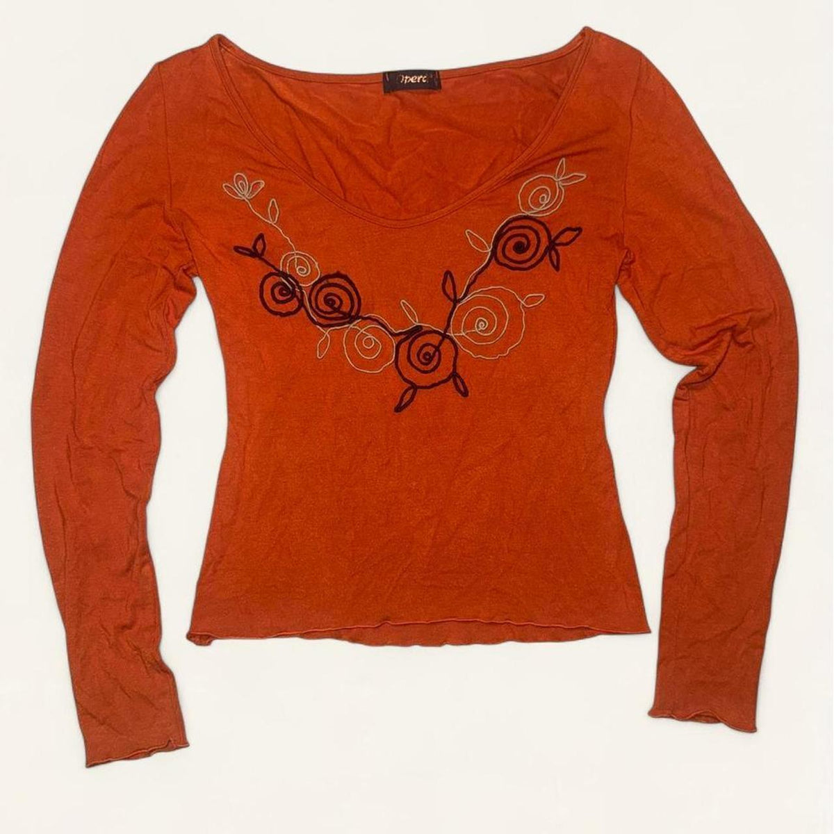 Vintage Opera Orange Top