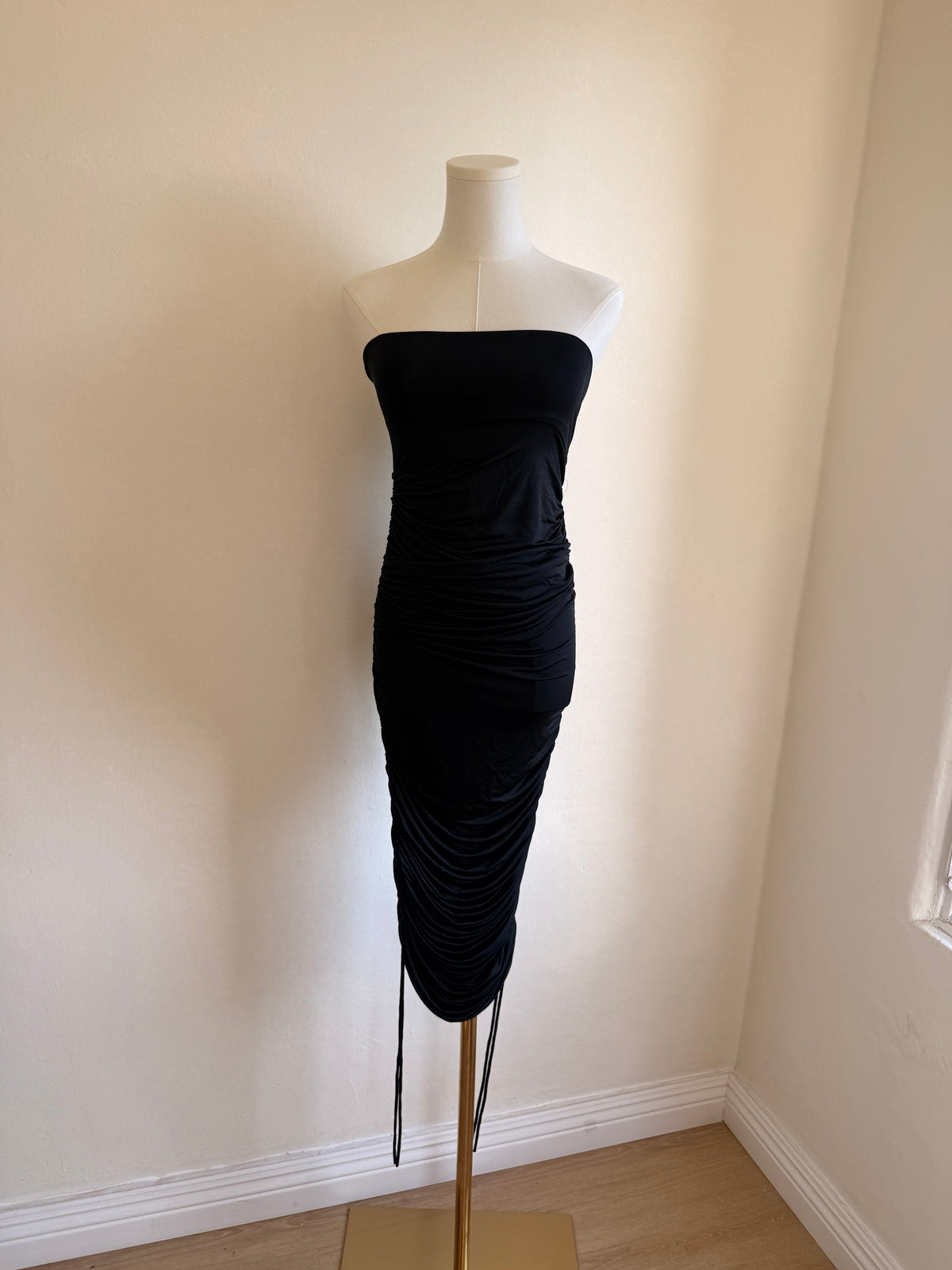 Dolce & Gabbana SS03 Ruched Midi Dress