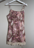DKNY Jeans Silk Lace Trim Cami