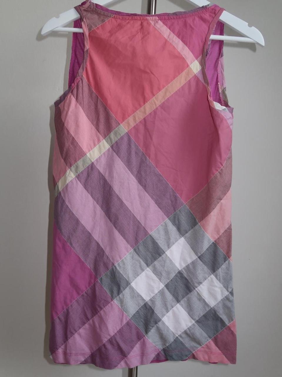 Burberry Brit Pink and Purple Print Tank