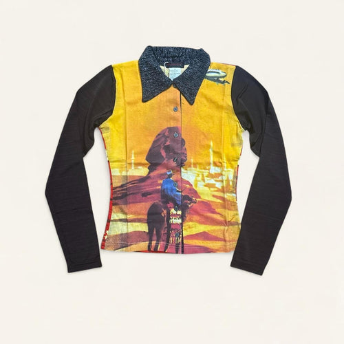 Custo Barcelona Egyptian Graphic Top