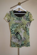 Vivienne Tam Butterfly Mesh Top