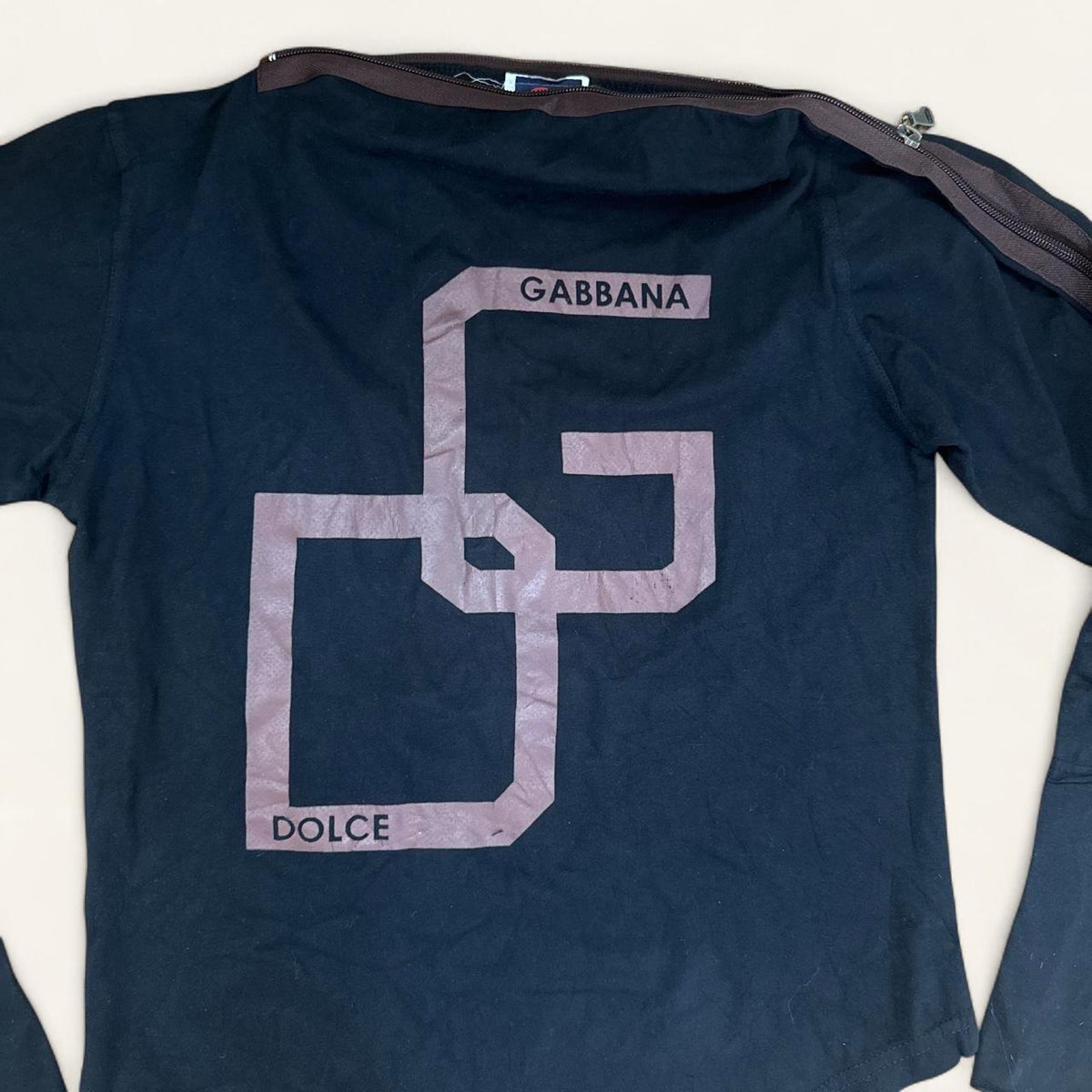 Dolce & Gabbana Brown Logo Top