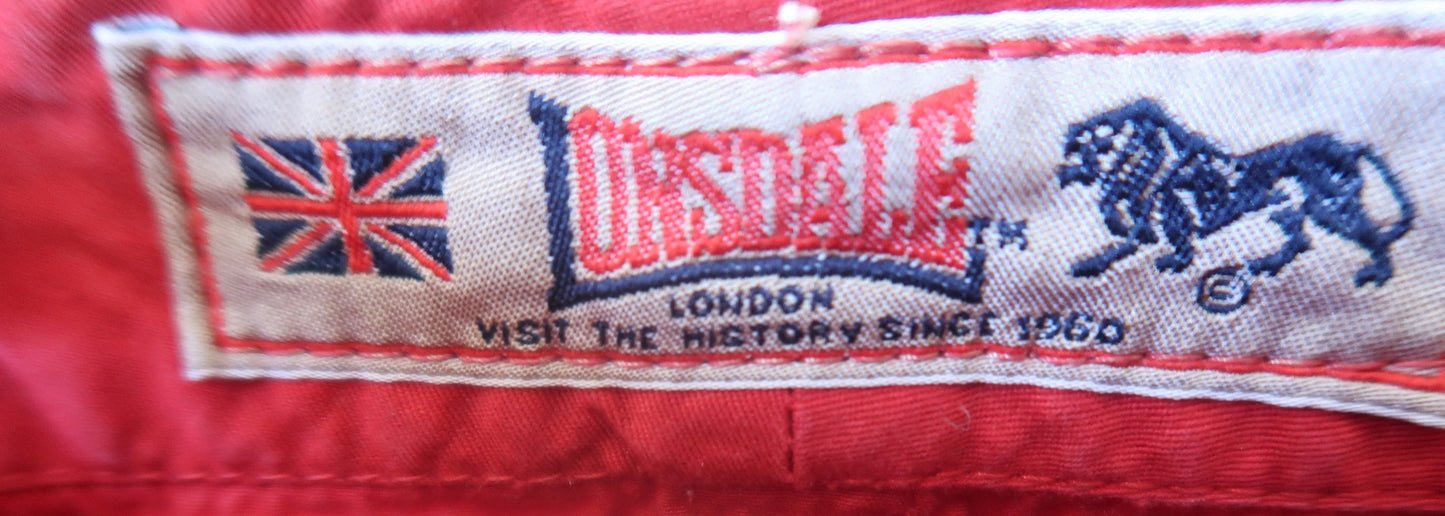 Lonsdale Red UK Flag Mini Skirt