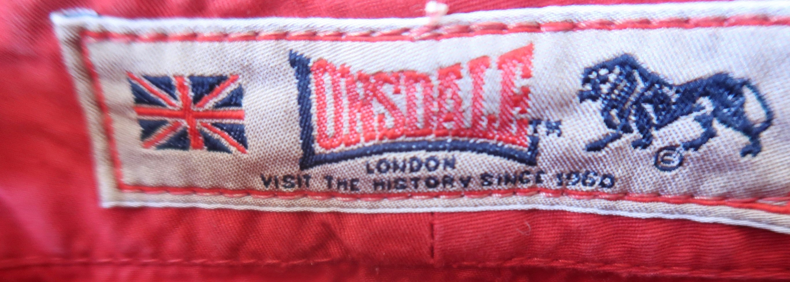 Lonsdale Red UK Flag Mini Skirt