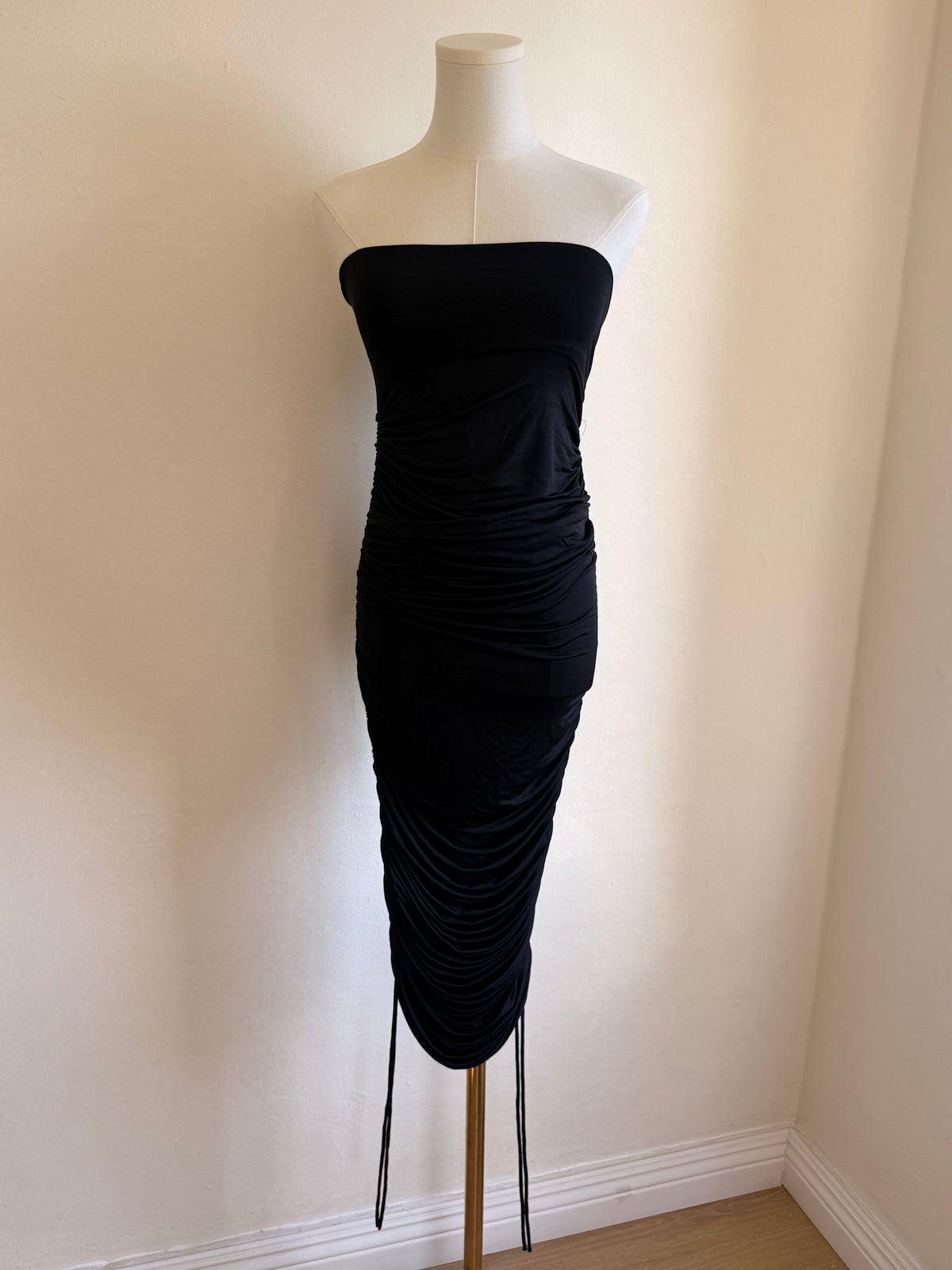 Dolce & Gabbana SS03 Ruched Midi Dress