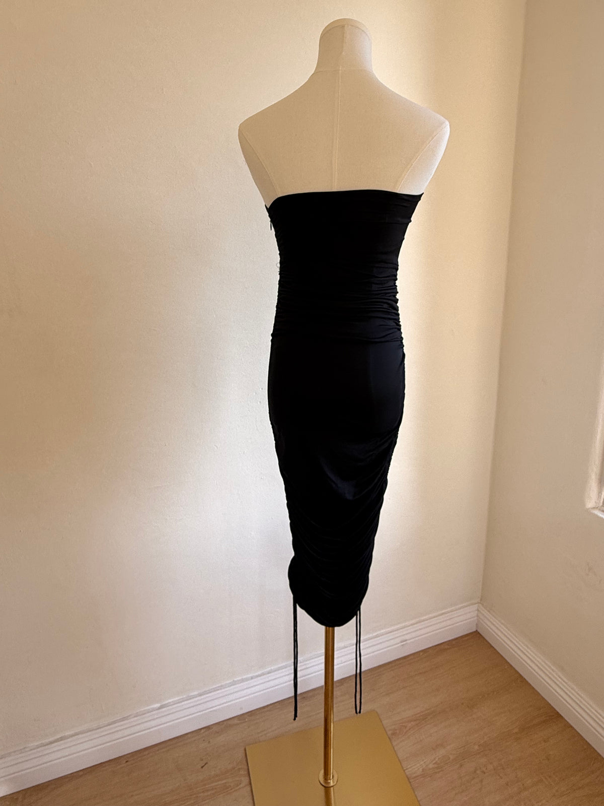 Dolce & Gabbana SS03 Ruched Midi Dress
