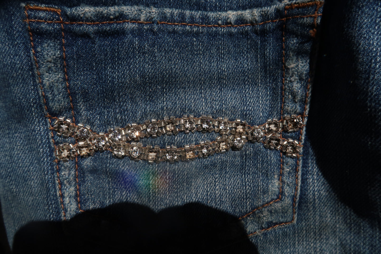 Vintage Abercrombie & Fitch Bejeweled Mini Skirt