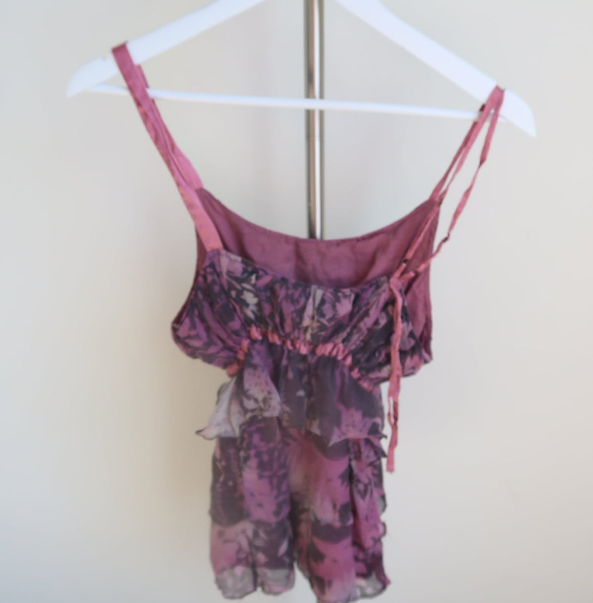 Rangoon Silk Tiered Cami