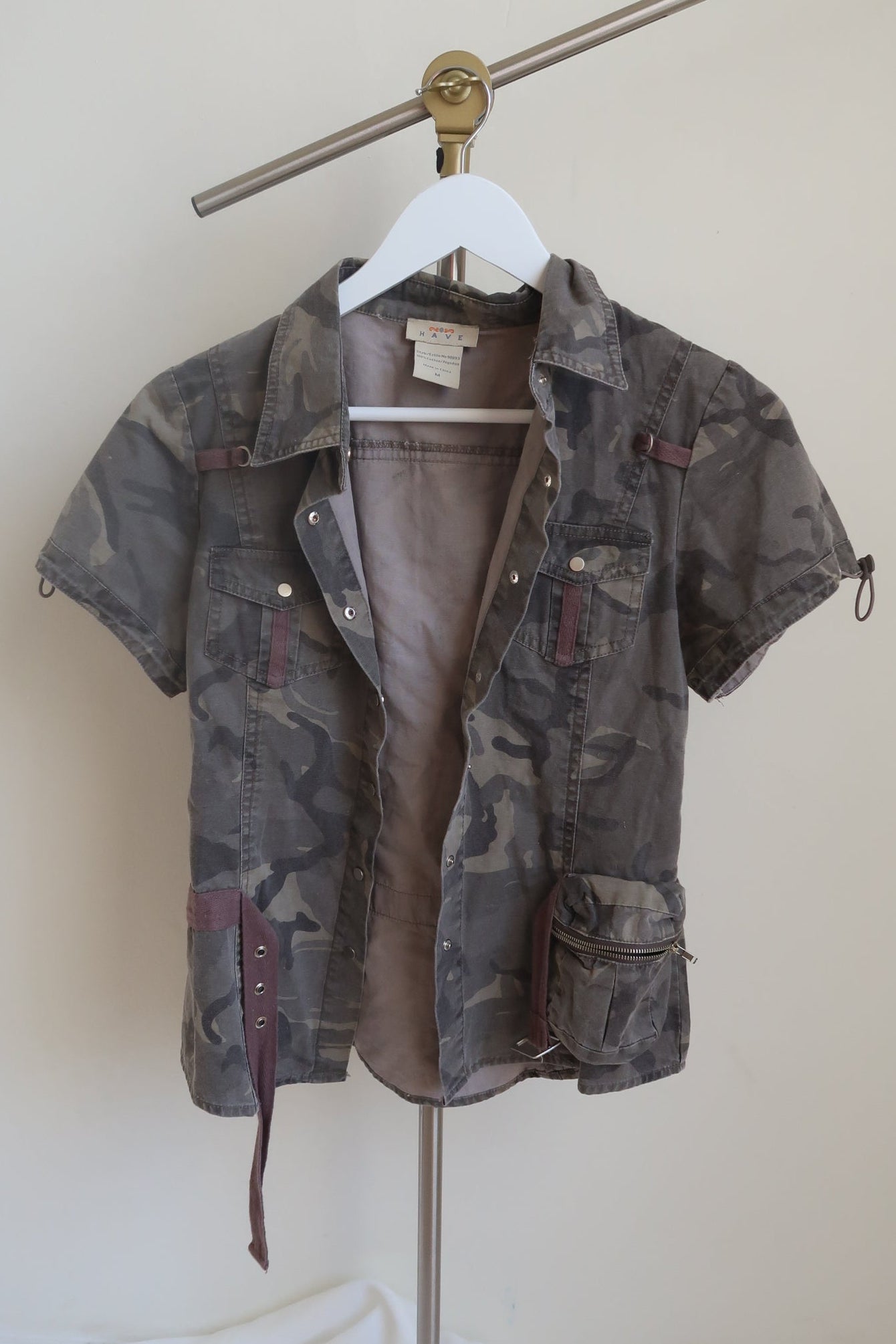 Have Camo Short Sleeve Jacket