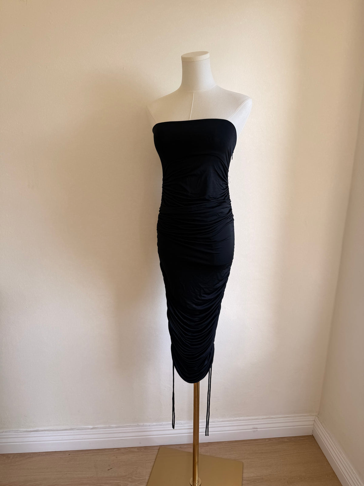 Dolce & Gabbana SS03 Ruched Midi Dress