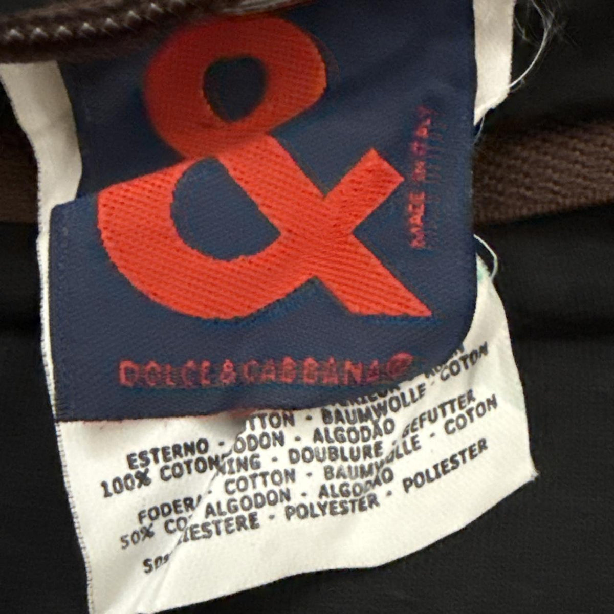 Dolce & Gabbana Brown Logo Top