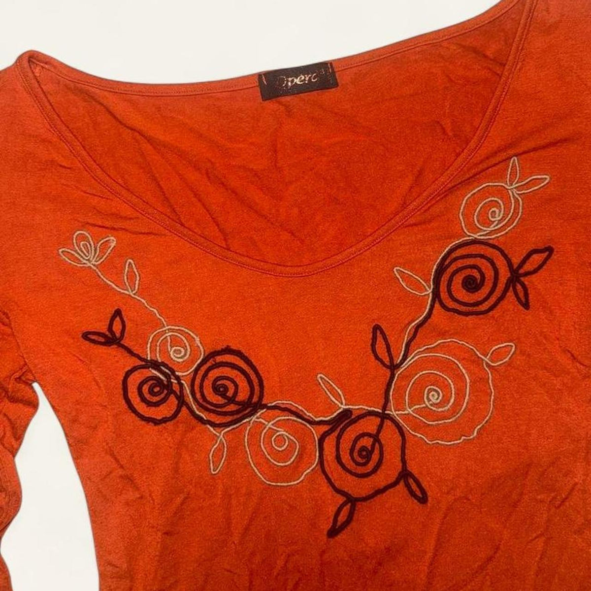 Vintage Opera Orange Top