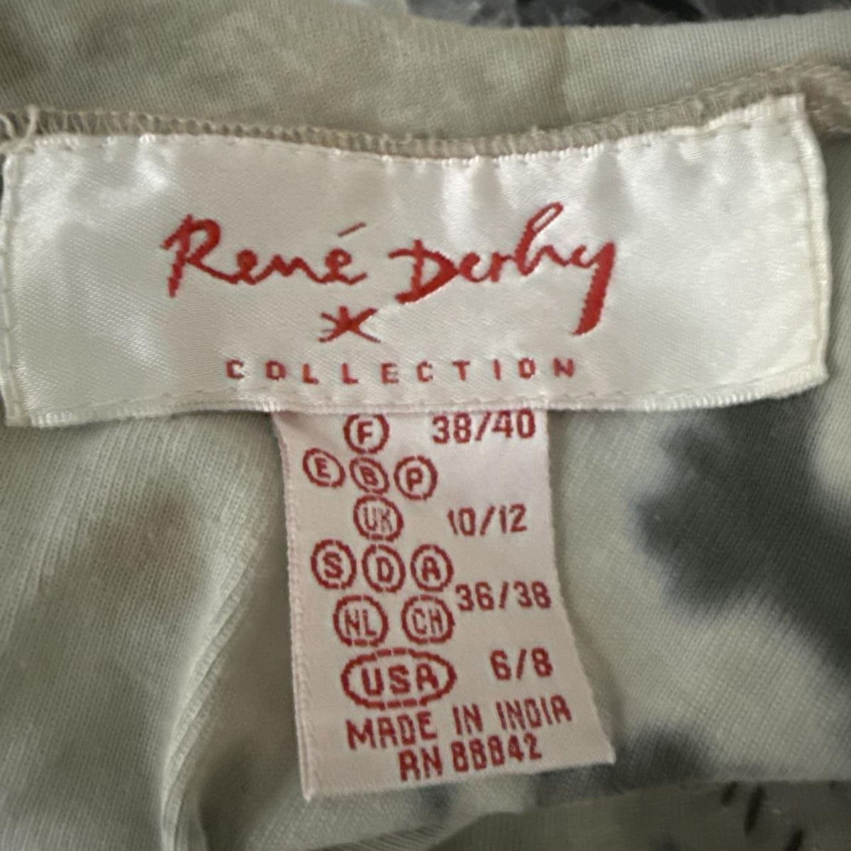 René Derhy Leaf Patch Top