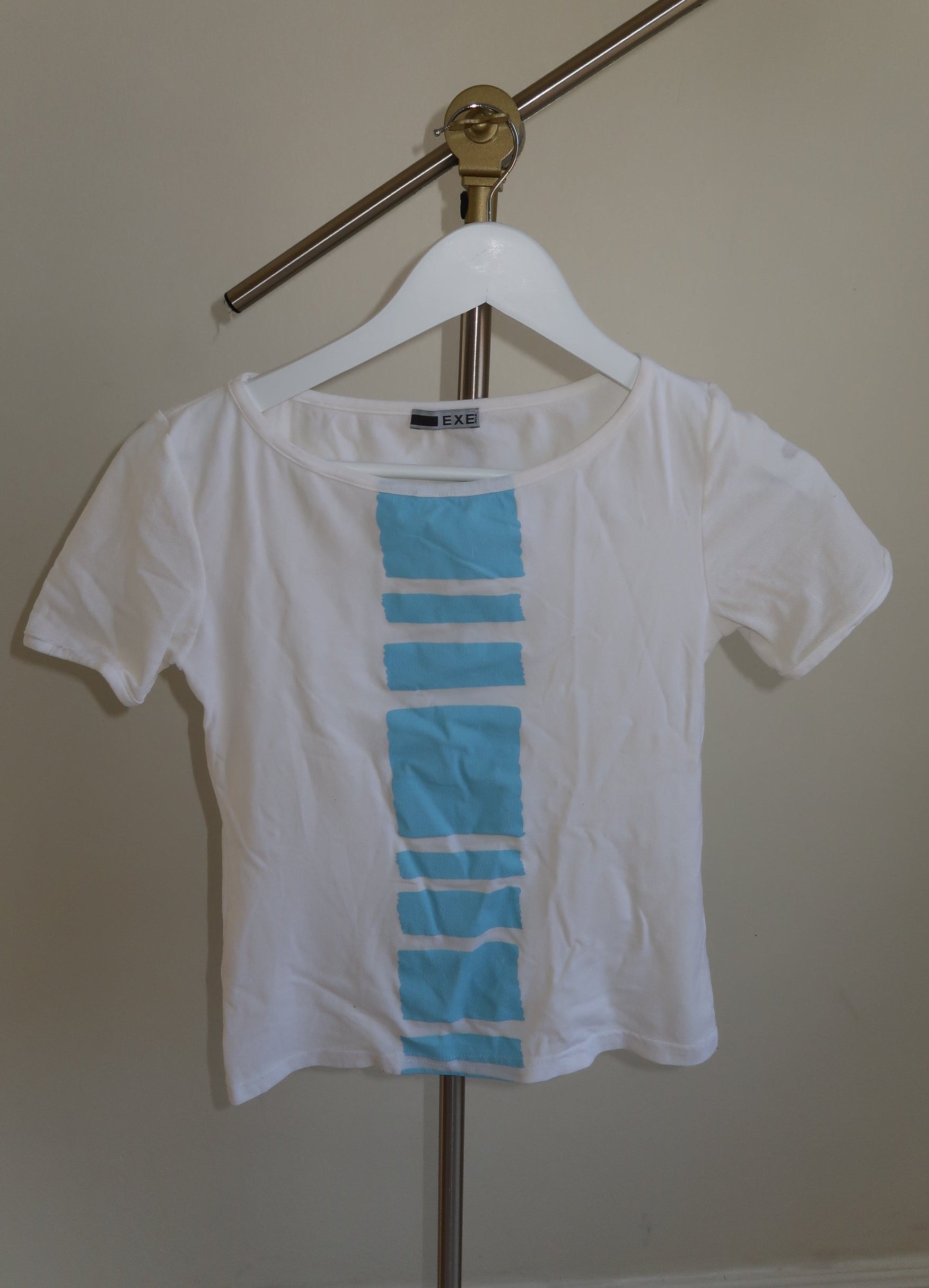 EXE Mesh Graphic Baby Tee