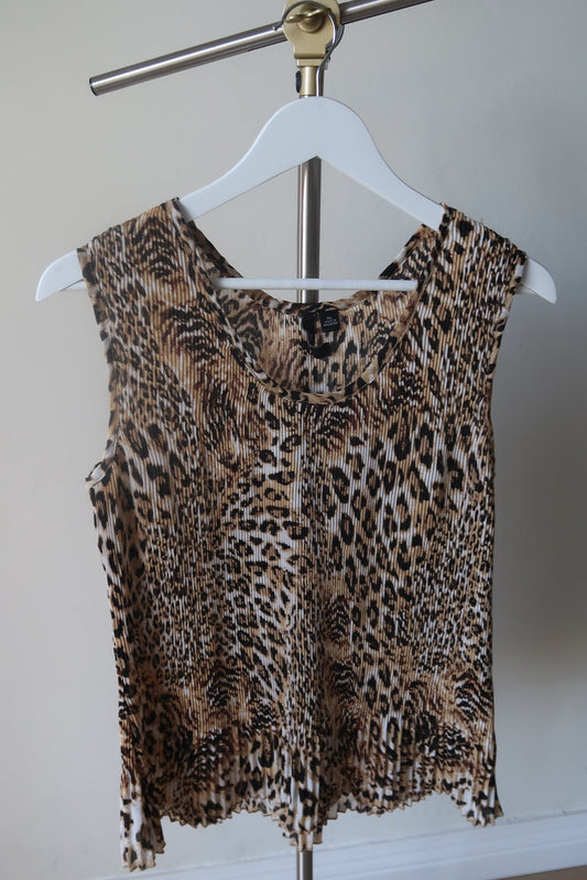 Mixed Leopard Print Tank