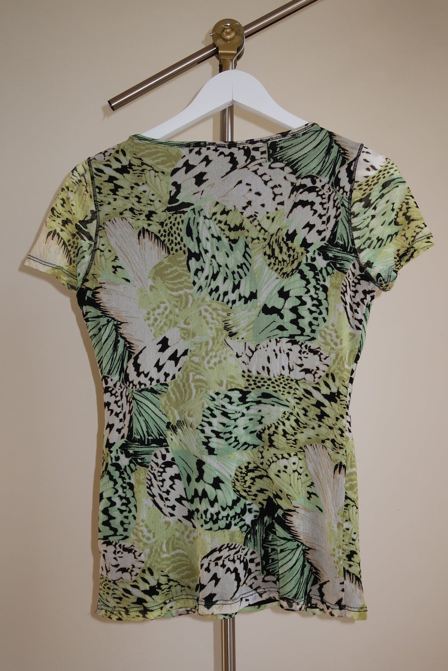 Vivienne Tam Butterfly Mesh Top