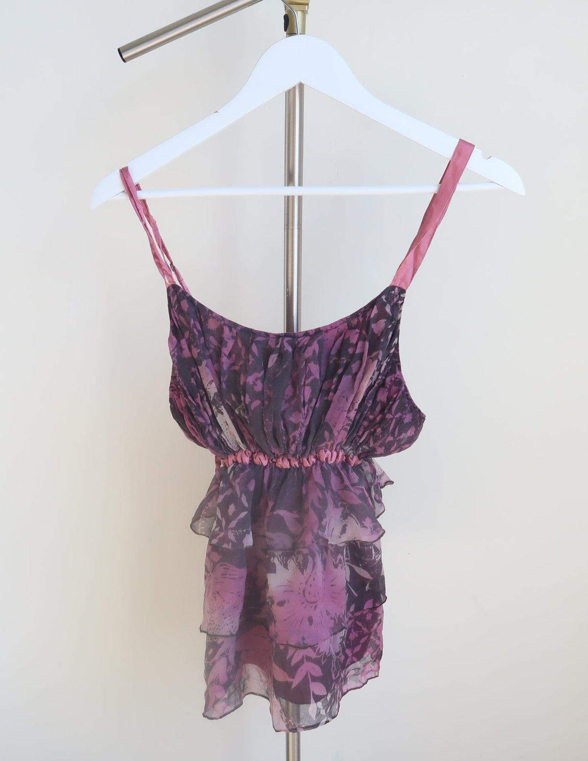 Rangoon Silk Tiered Cami