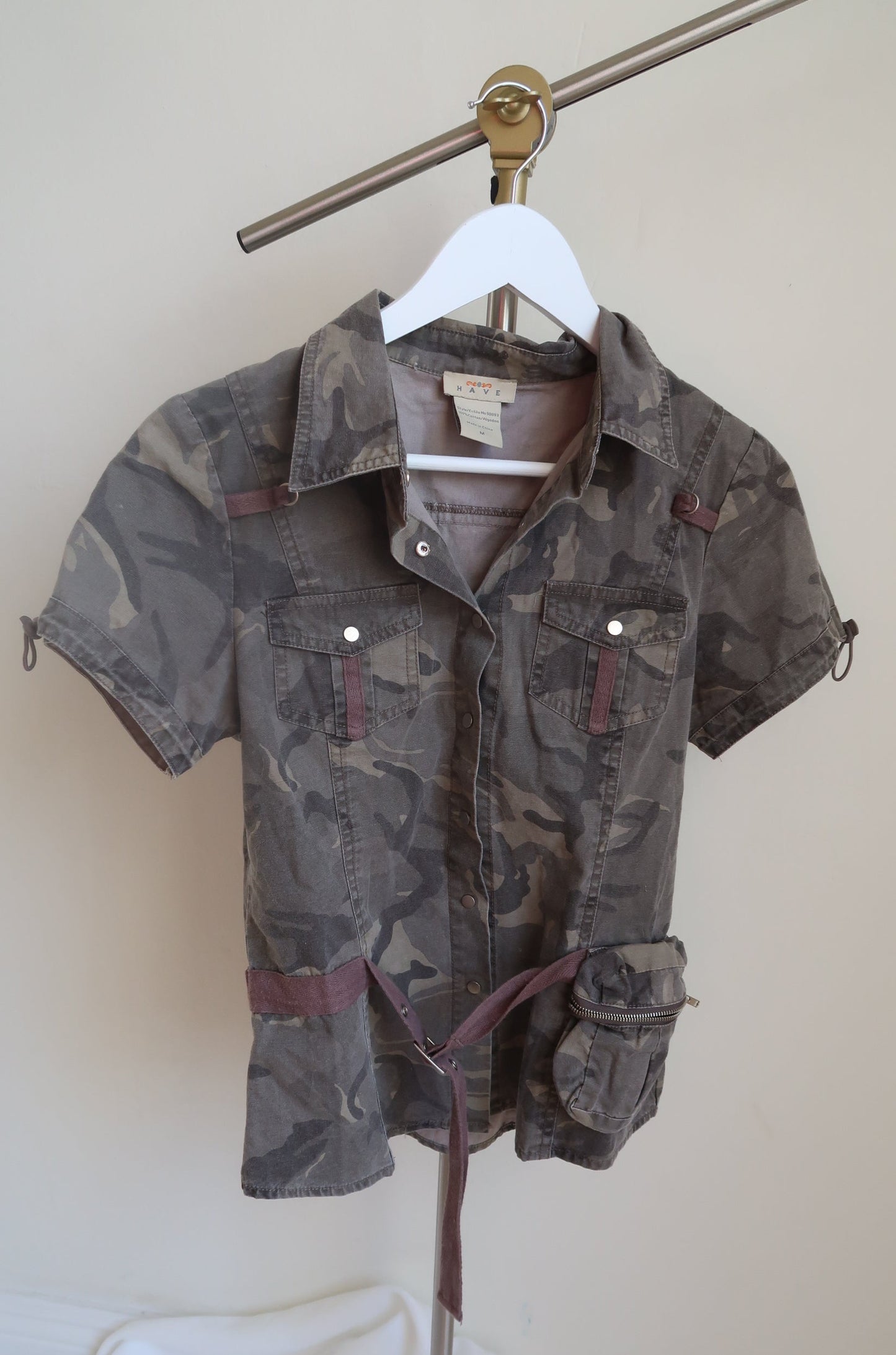Have Camo Short Sleeve Jacket