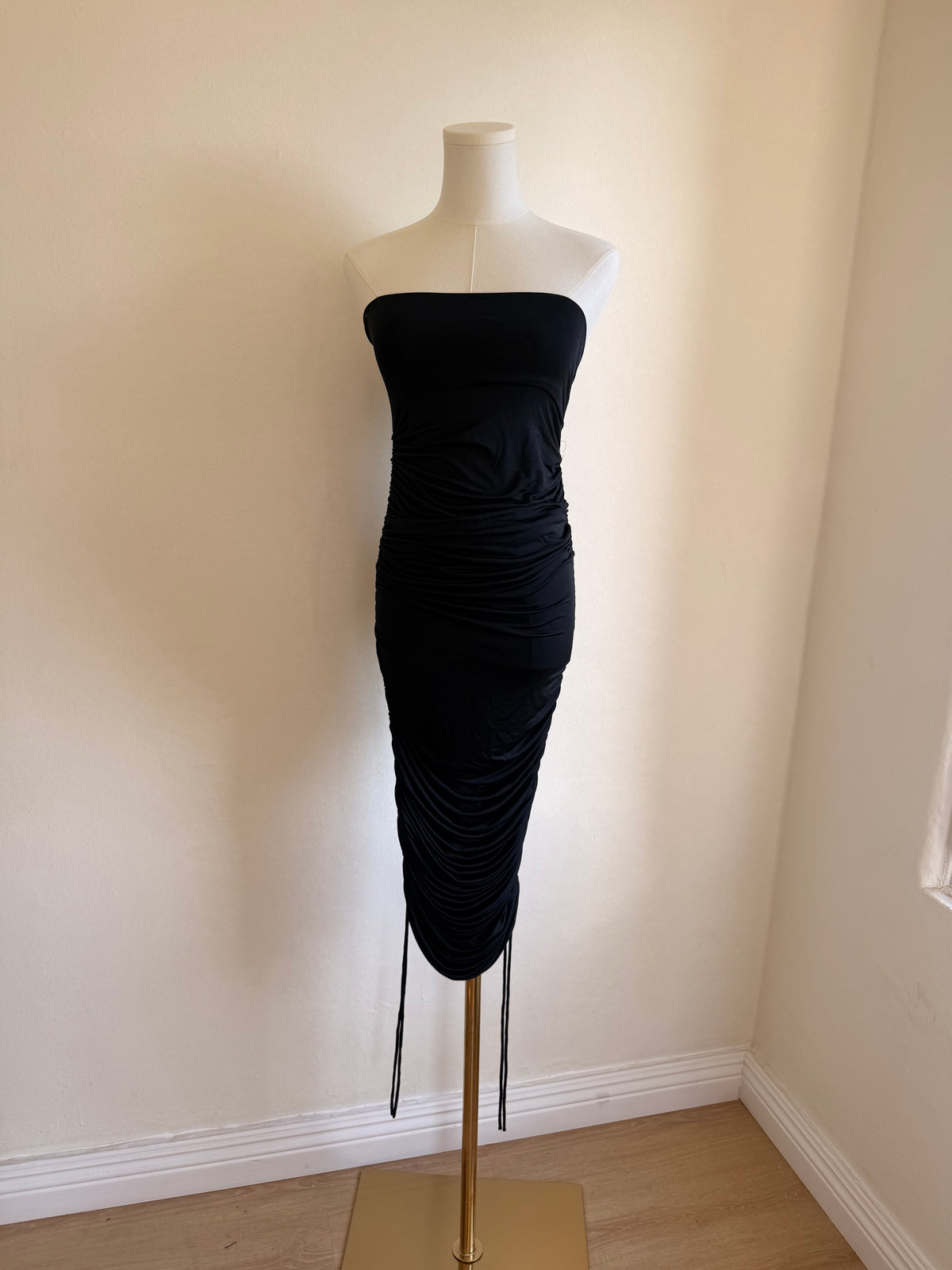 Dolce & Gabbana SS03 Ruched Midi Dress