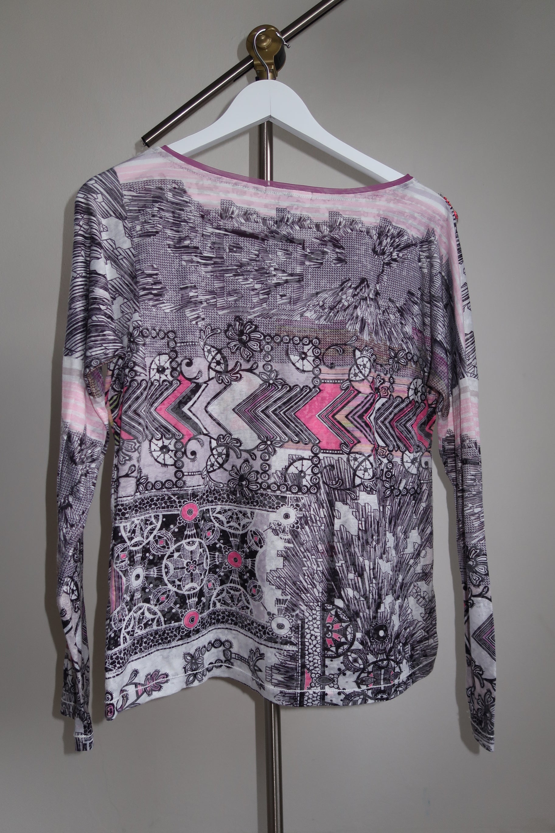 Printed graphic rare custo barcelona top