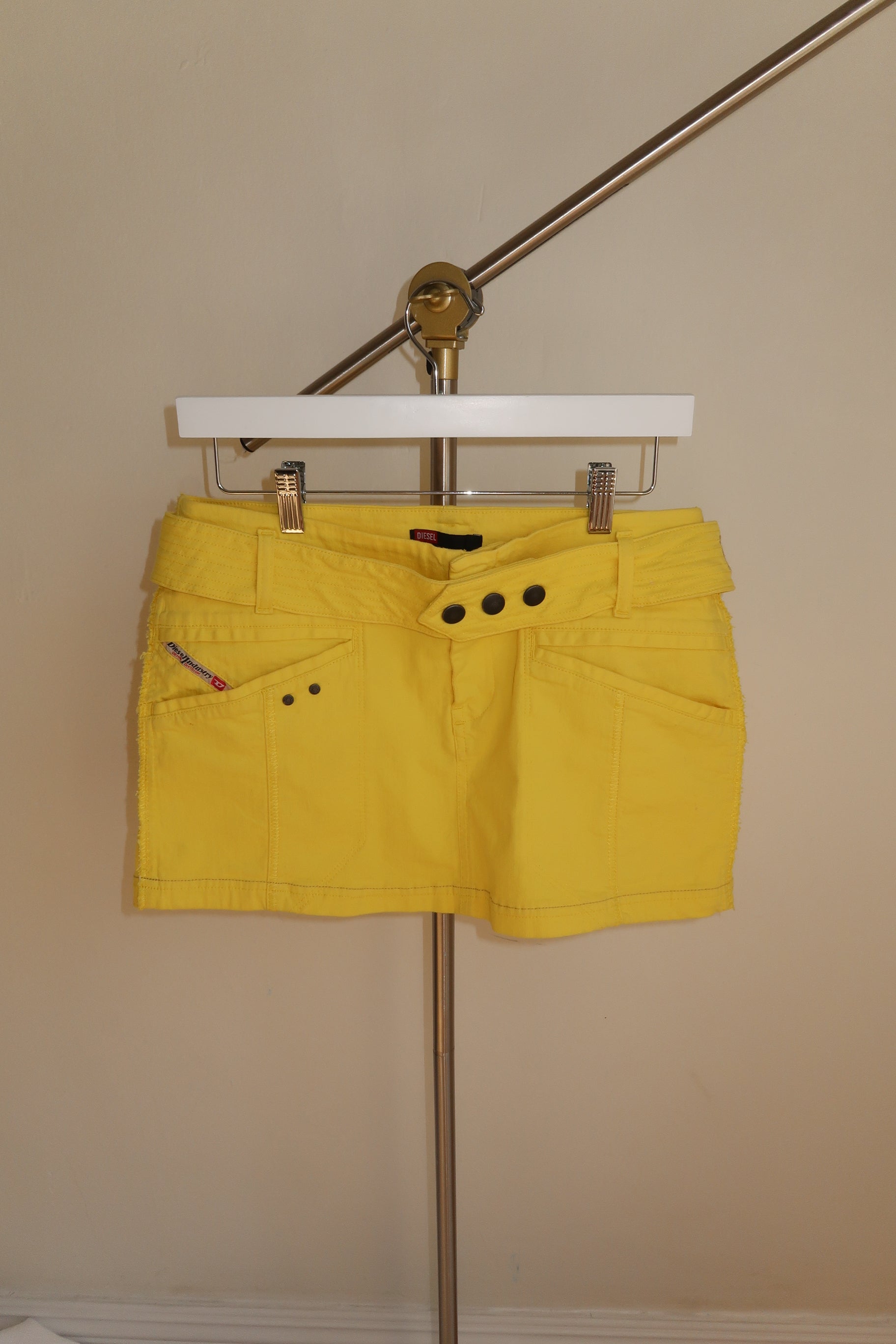 Diesel Mini Skirt in Yellow