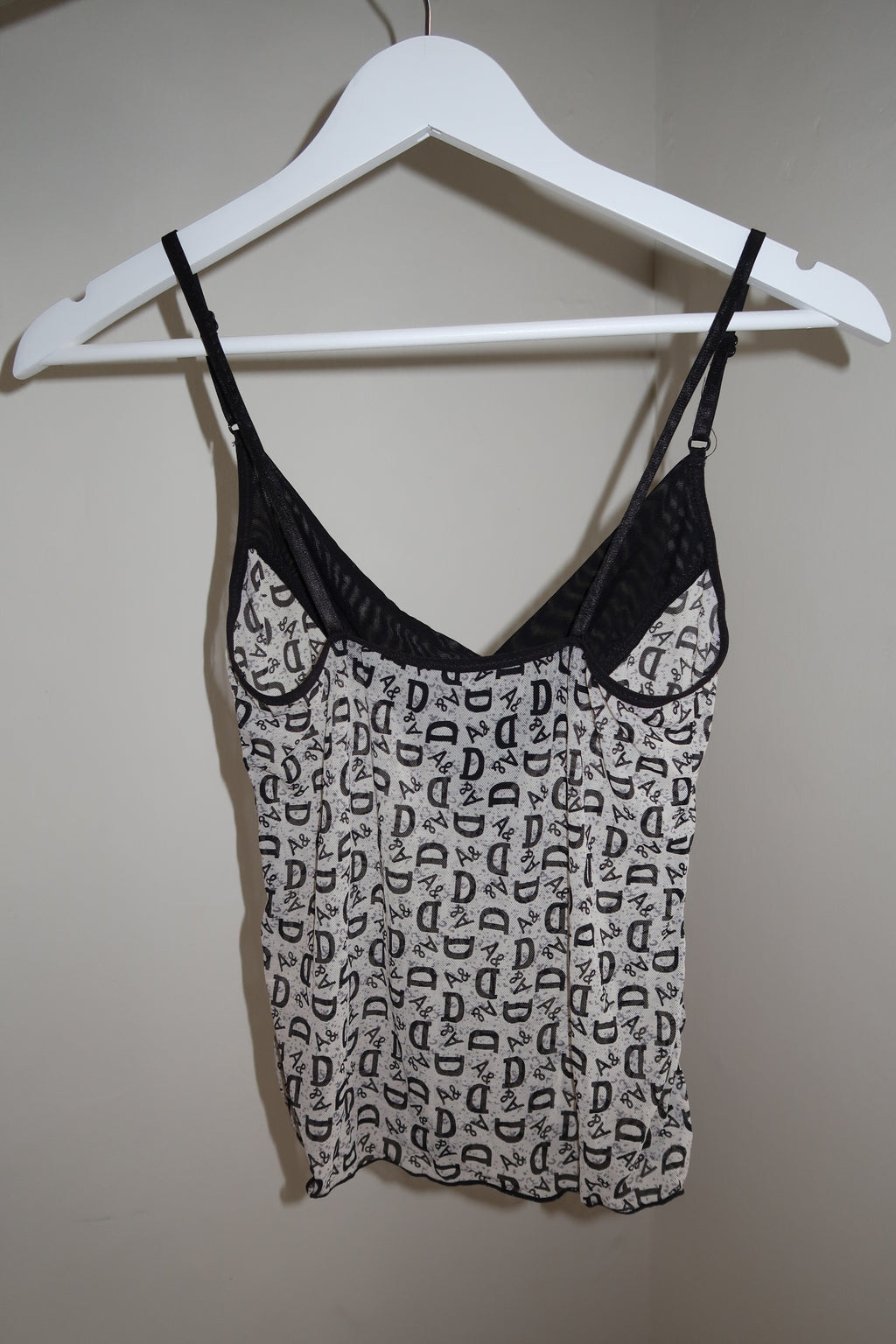 Deadstock Ancona Lingerie Print Top