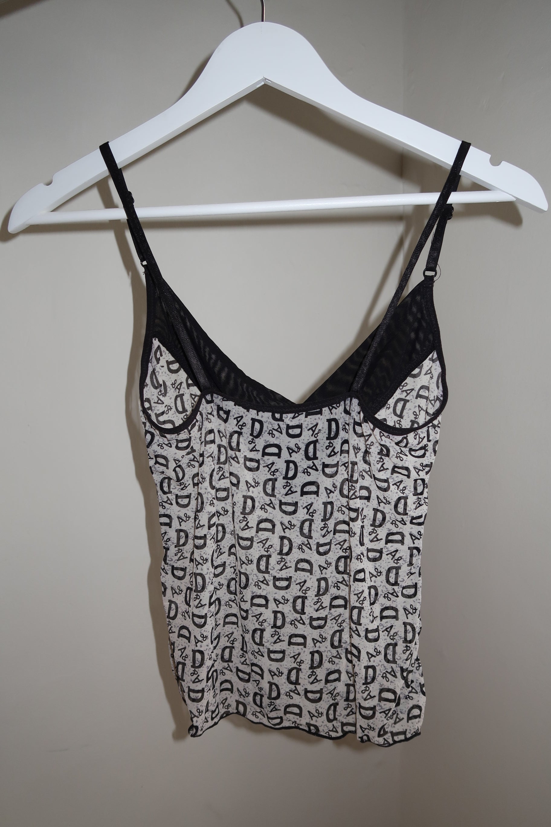 Deadstock Ancona Lingerie Print Top