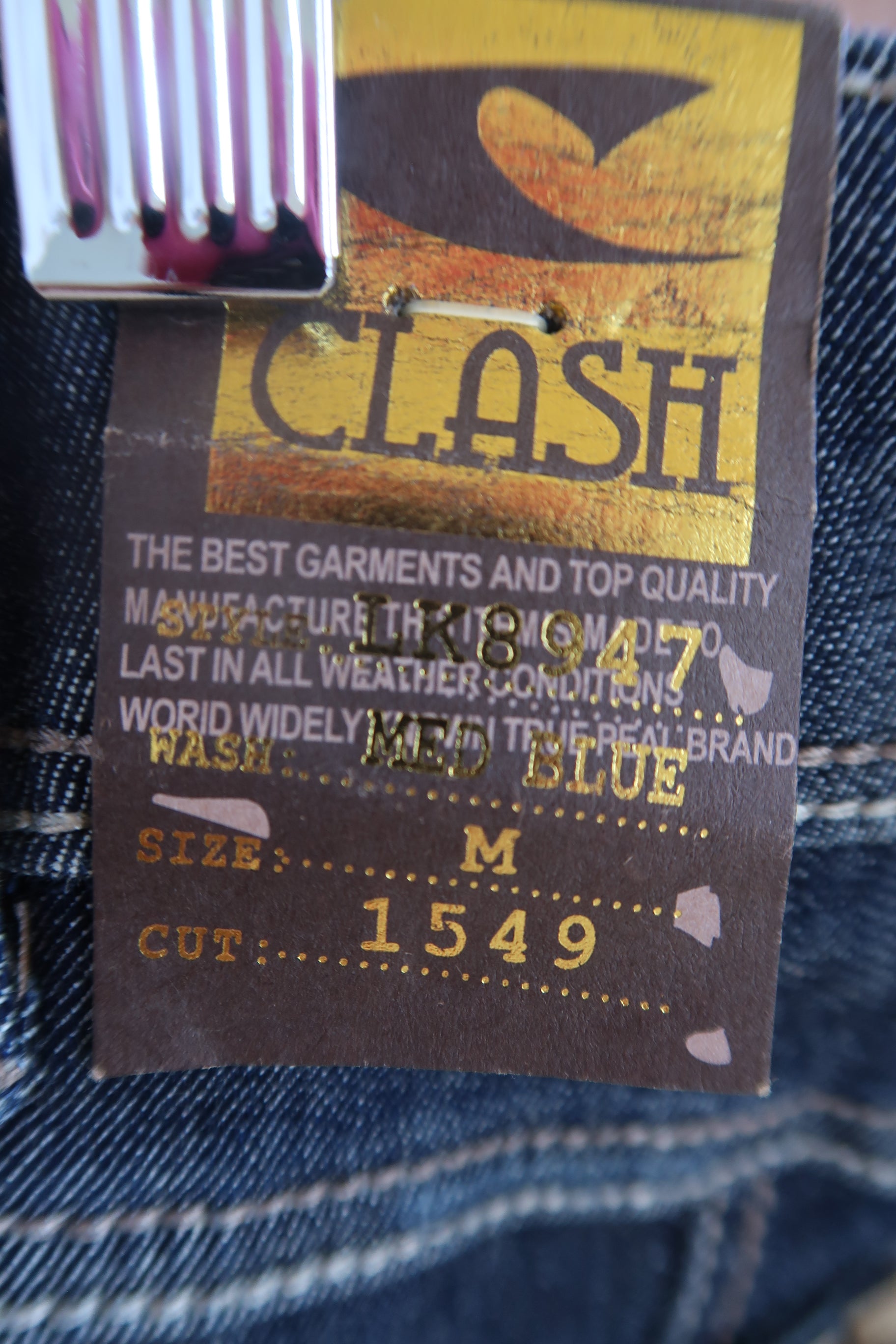 Clash Jeans Deadstock Studded Skirt