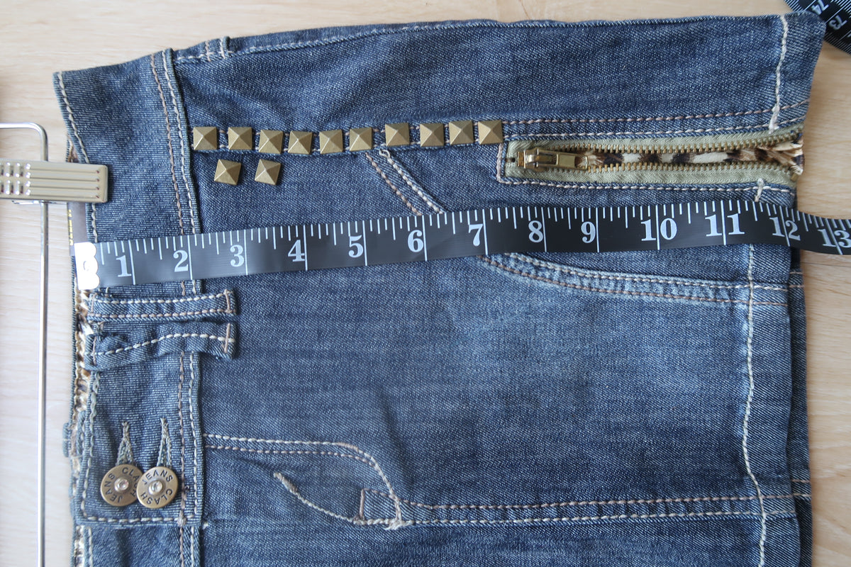 Clash Jeans Deadstock Studded Skirt