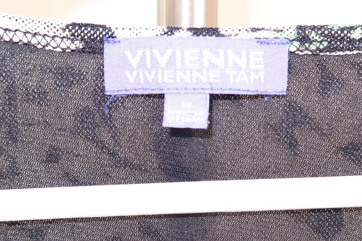 Vivienne Tam Butterfly Mesh Top