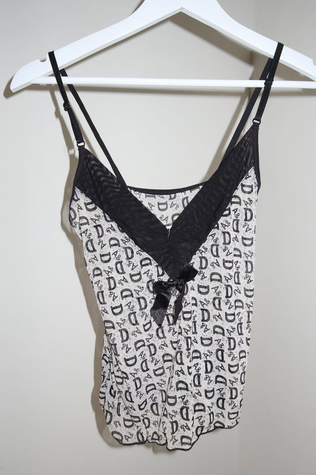 Deadstock Ancona Lingerie Print Top