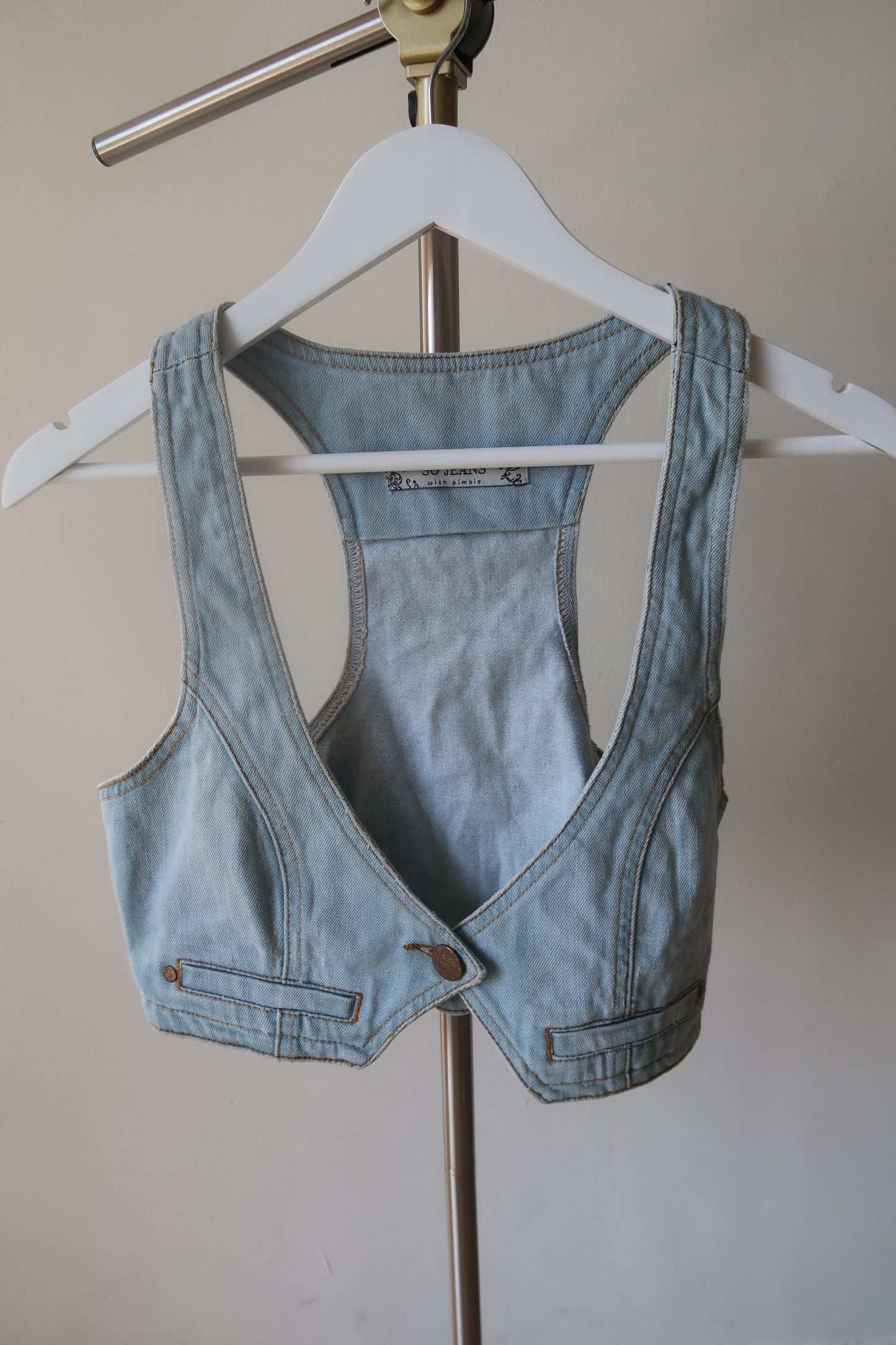 So Jeans with Pimkie Cropped Denim Vest