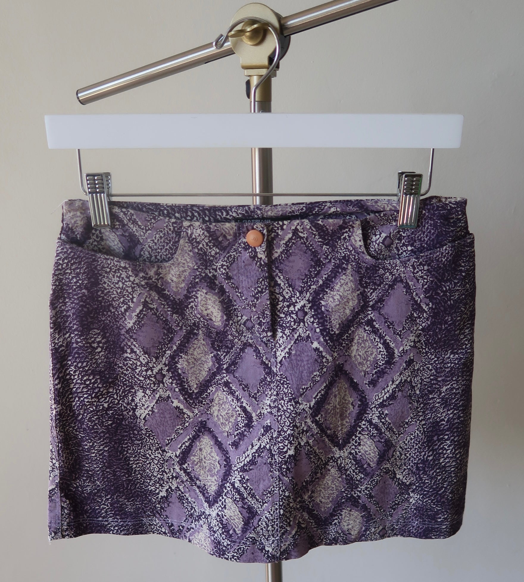 90’s I Gabbiani Snakeskin Skirt