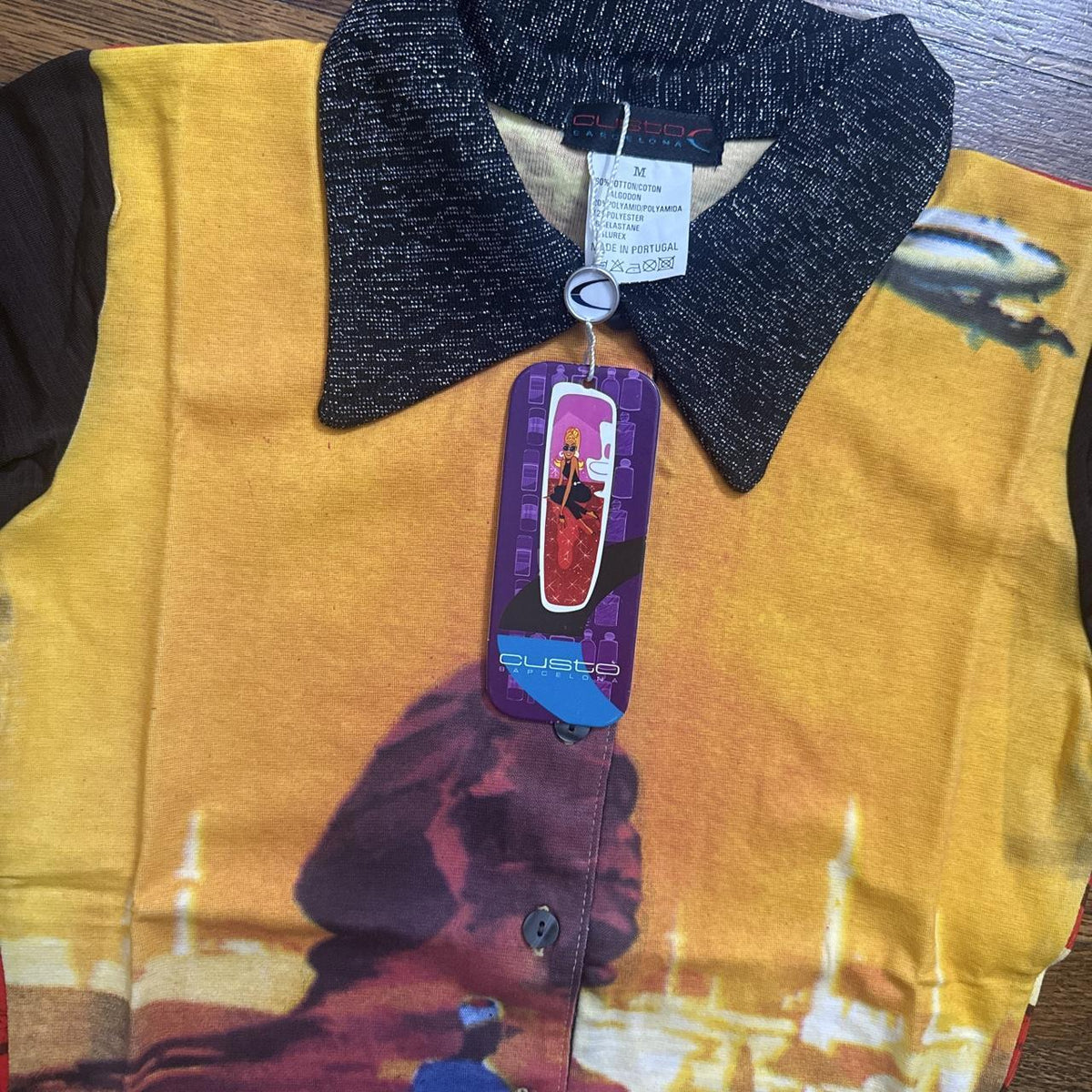 Custo Barcelona Egyptian Graphic Top